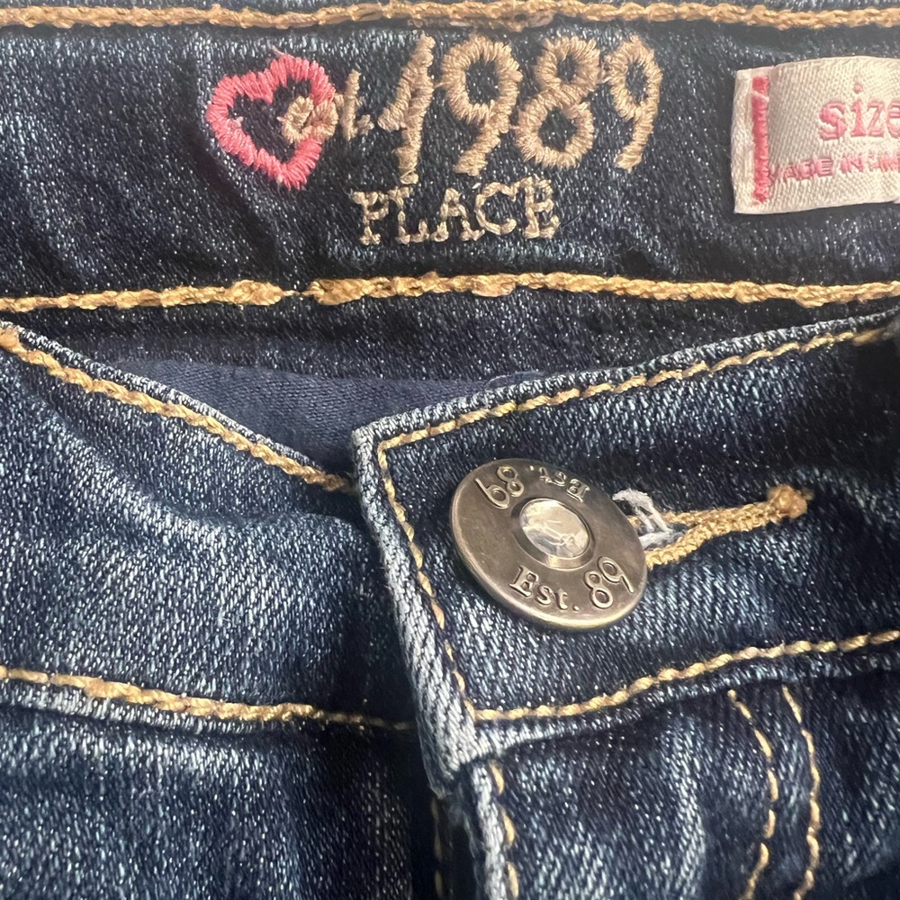 1989 Place Girls Denim Skirt. Size 10 - Picture 2 of 4